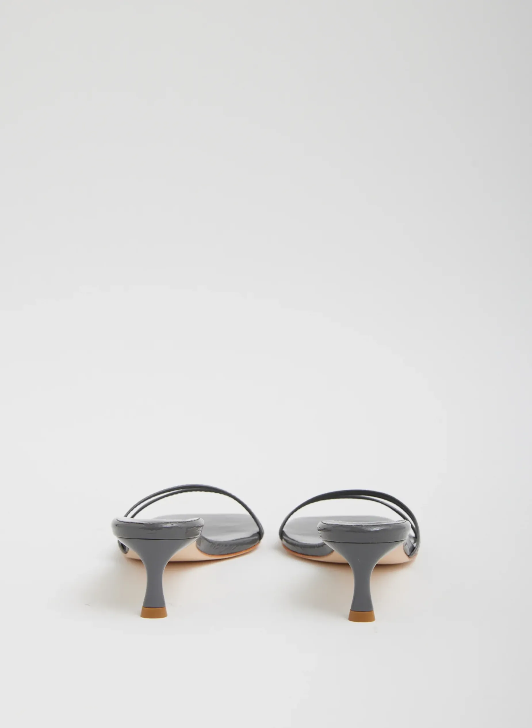 Heels|Sandals>Tibi Jim Naplack Sandal Grey