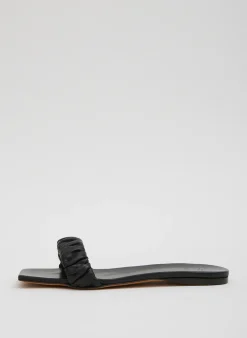 Flats|Sandals>Tibi Jordan Nappa Sandal Black
