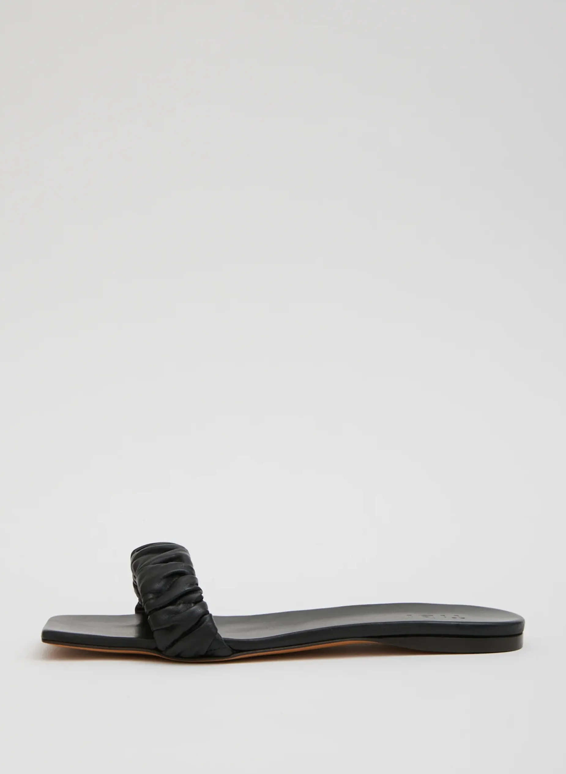 Flats|Sandals>Tibi Jordan Nappa Sandal Black