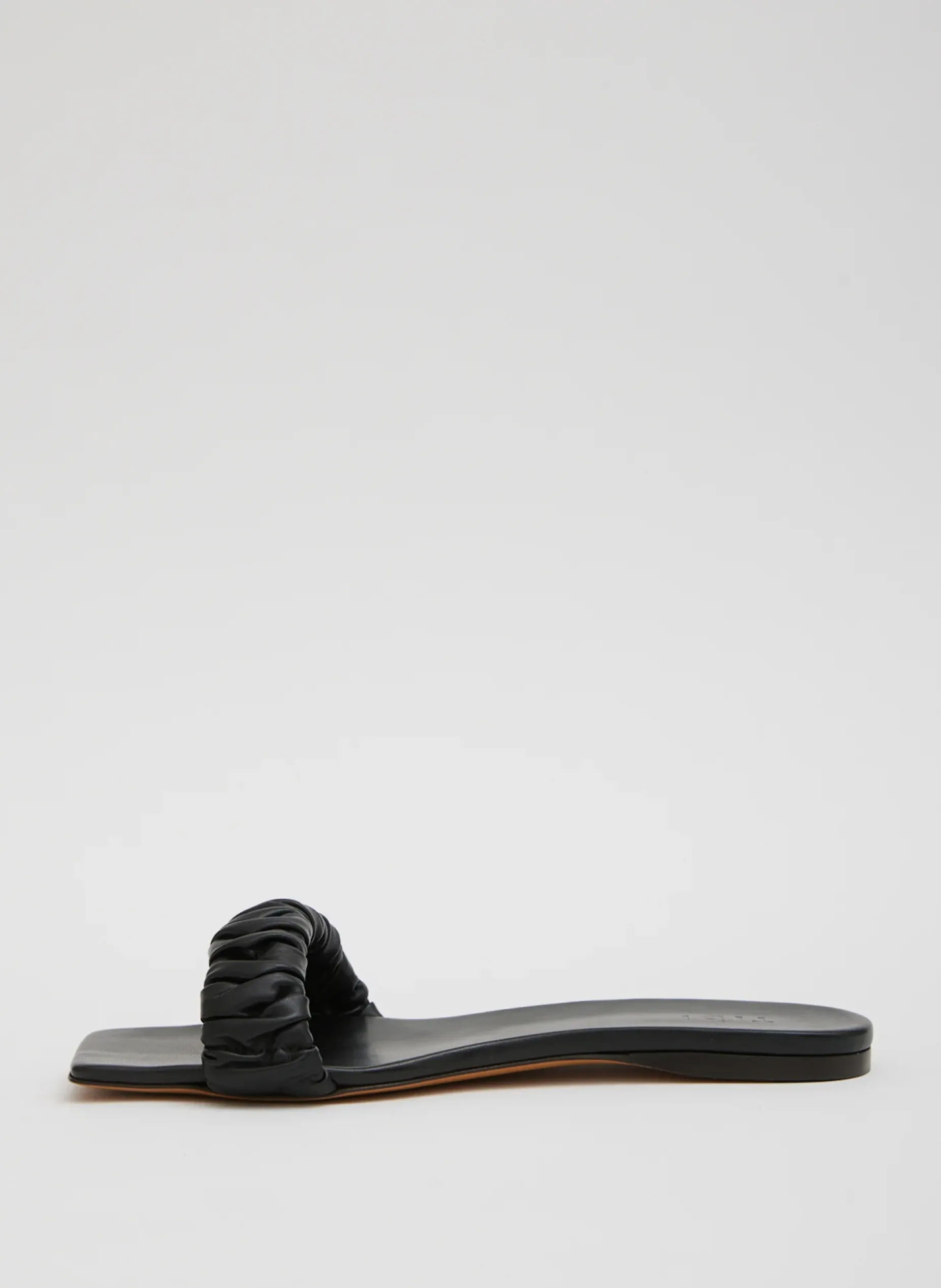 Flats|Sandals>Tibi Jordan Nappa Sandal Black