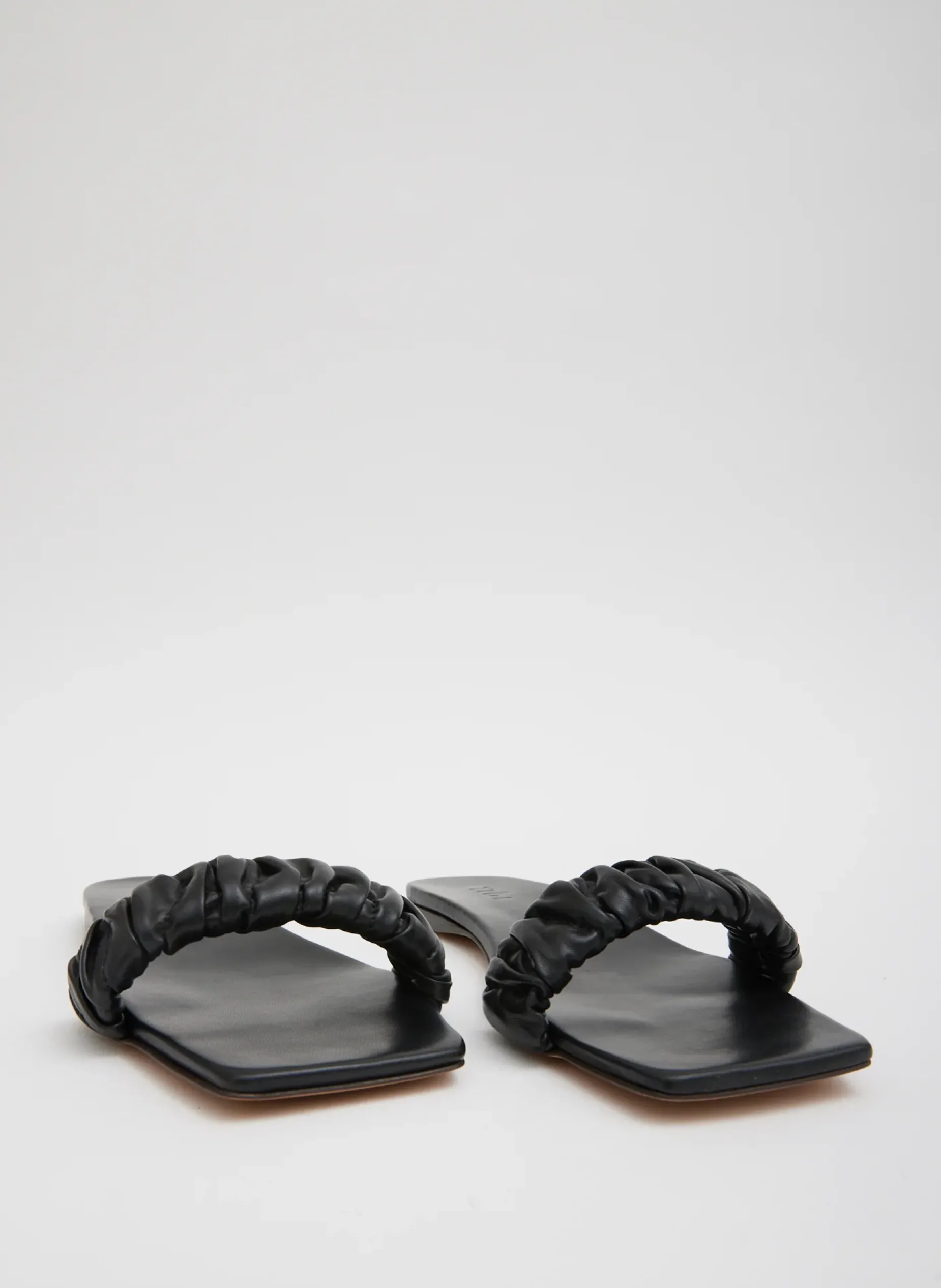 Flats|Sandals>Tibi Jordan Nappa Sandal Black