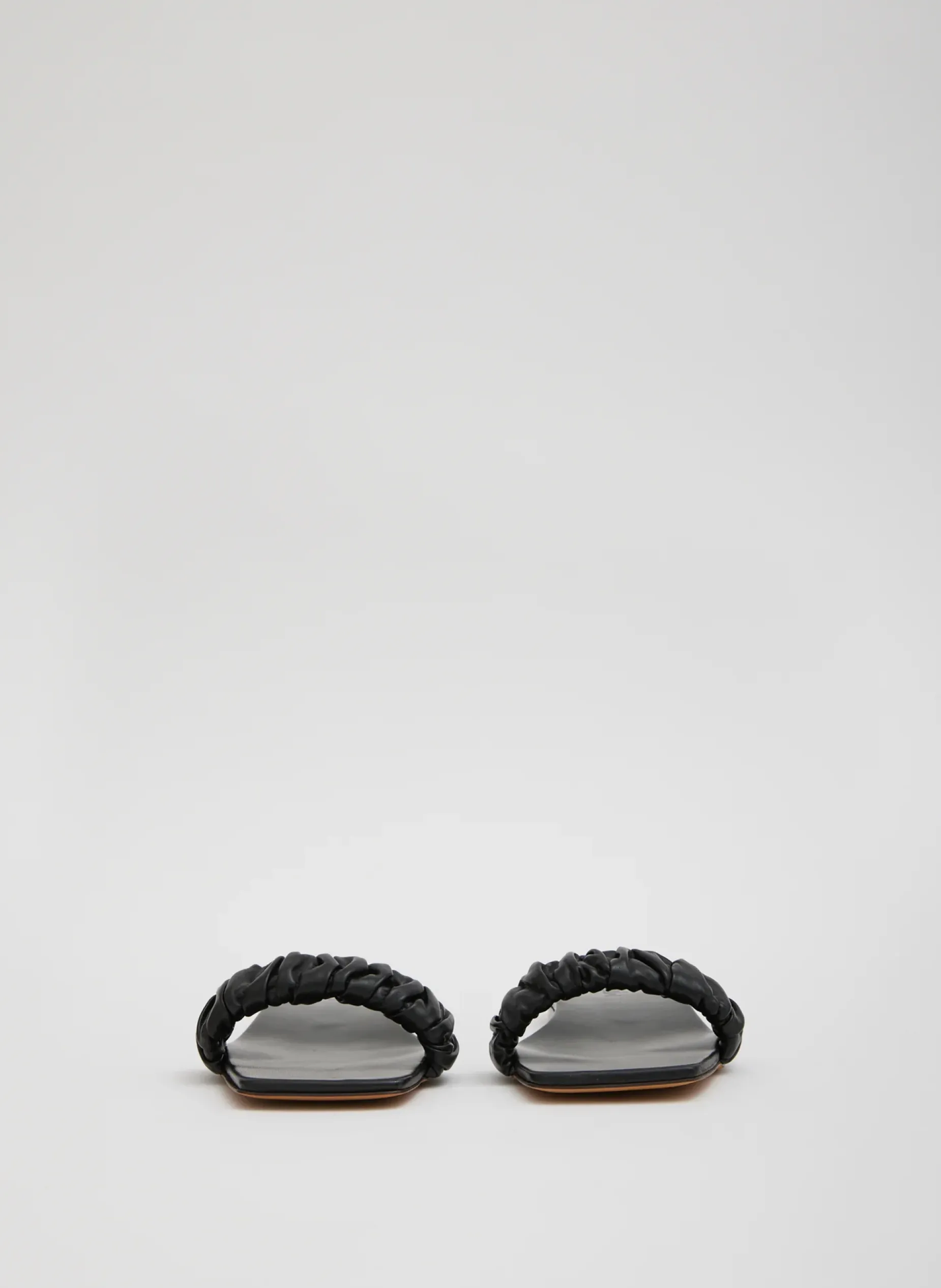 Flats|Sandals>Tibi Jordan Nappa Sandal Black