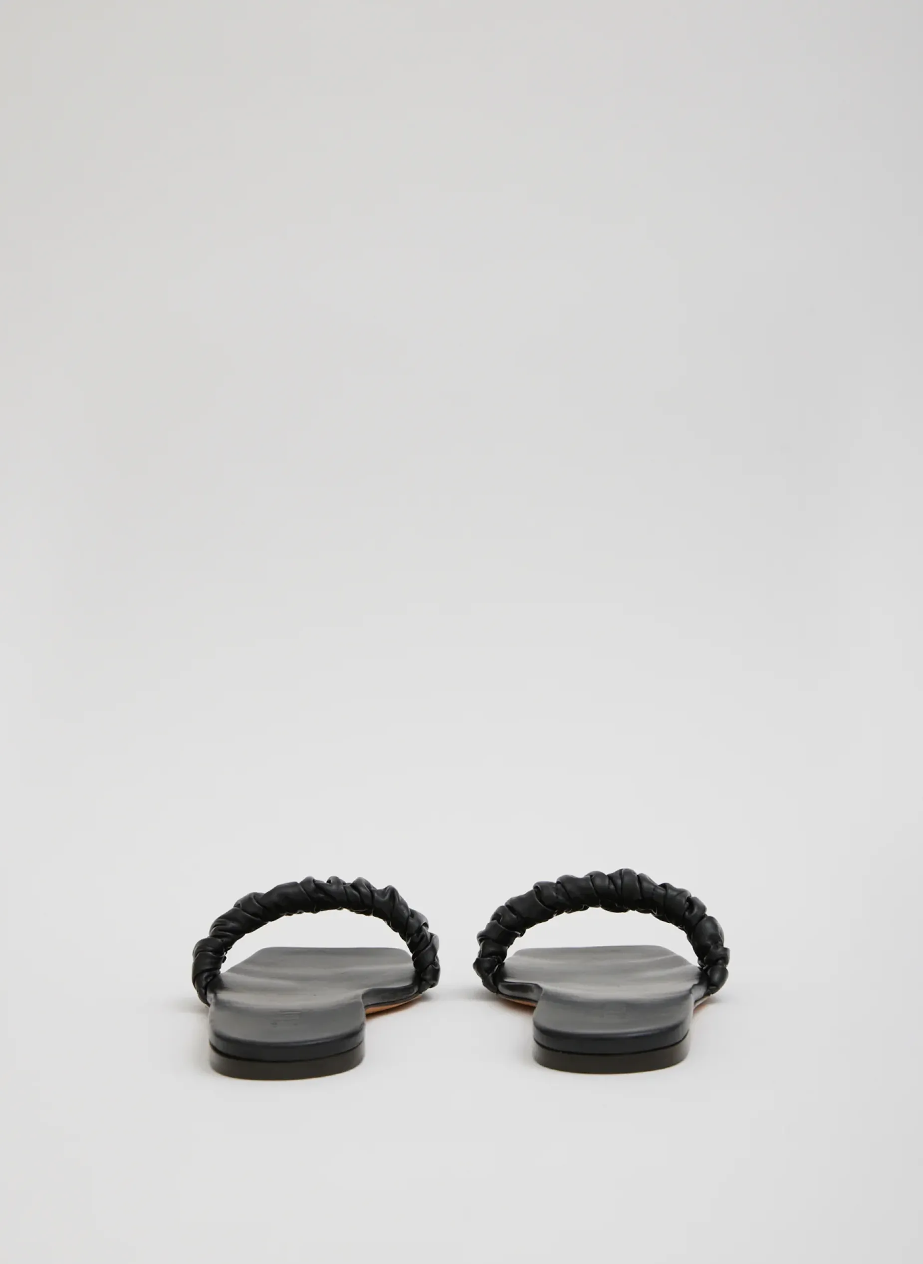 Flats|Sandals>Tibi Jordan Nappa Sandal Black
