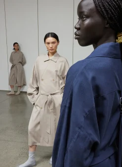 Jackets & Outerwear|Fundamentals - WOFs>Tibi Lancaster Trench Stone