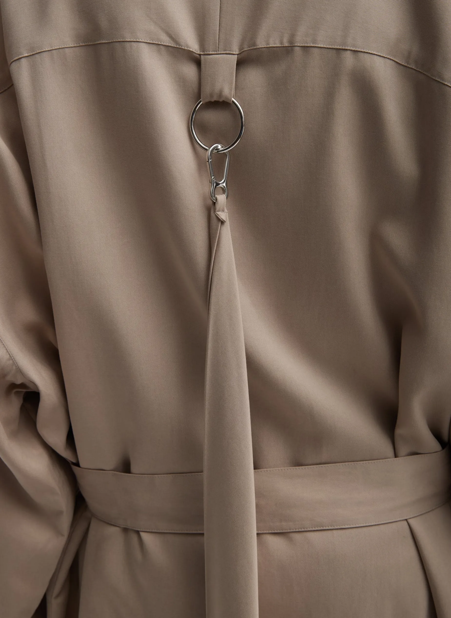 Jackets & Outerwear|Fundamentals - WOFs>Tibi Lancaster Trench Stone