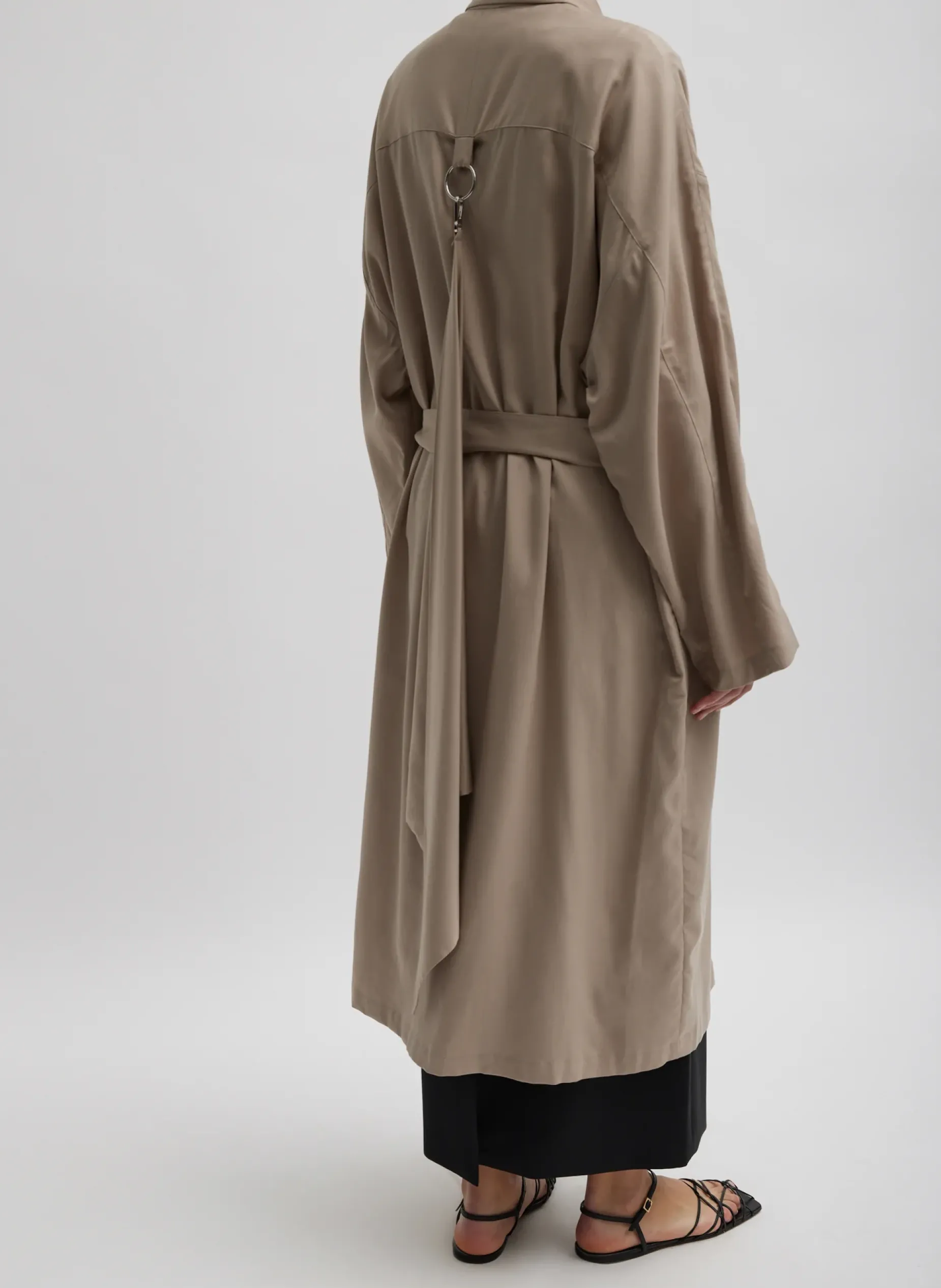 Jackets & Outerwear|Fundamentals - WOFs>Tibi Lancaster Trench Stone