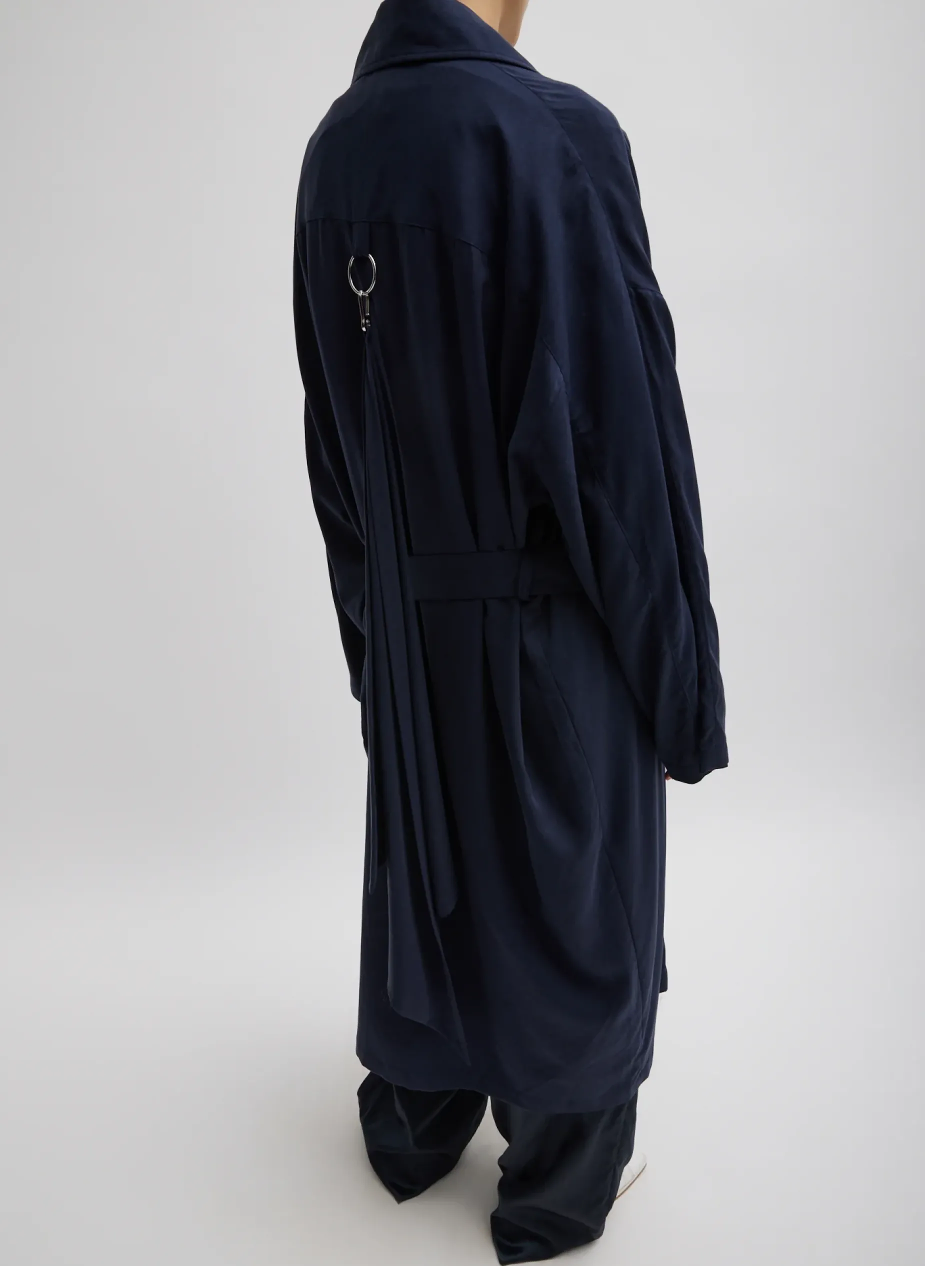 Jackets & Outerwear|Fundamentals - WOFs>Tibi Lancaster Trench Navy