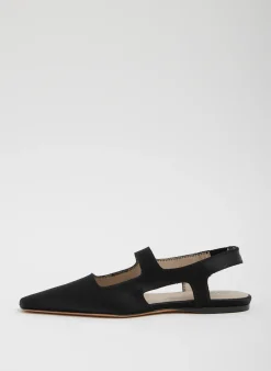 Flats>Tibi Malcolm Flat Black