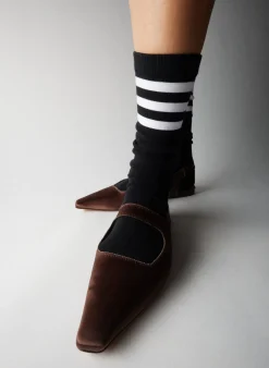 Flats>Tibi Malcolm Flat Brown