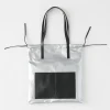 Handbags>Tibi Metallic Lucas Bag Silver