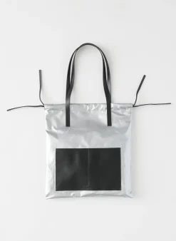 Handbags>Tibi Metallic Lucas Bag Silver