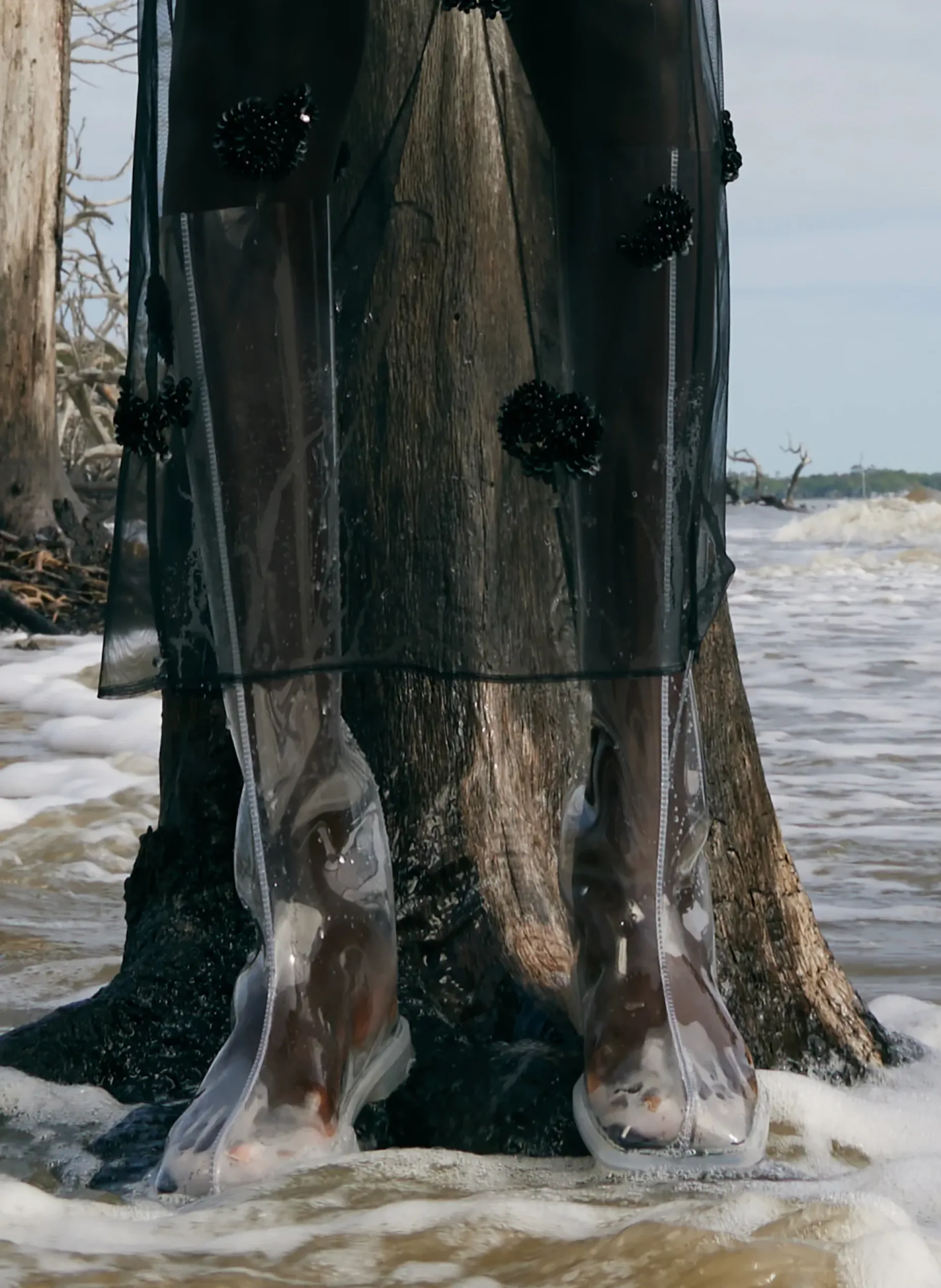 Coming Soon>Tibi Mookie Rain Boot Clear