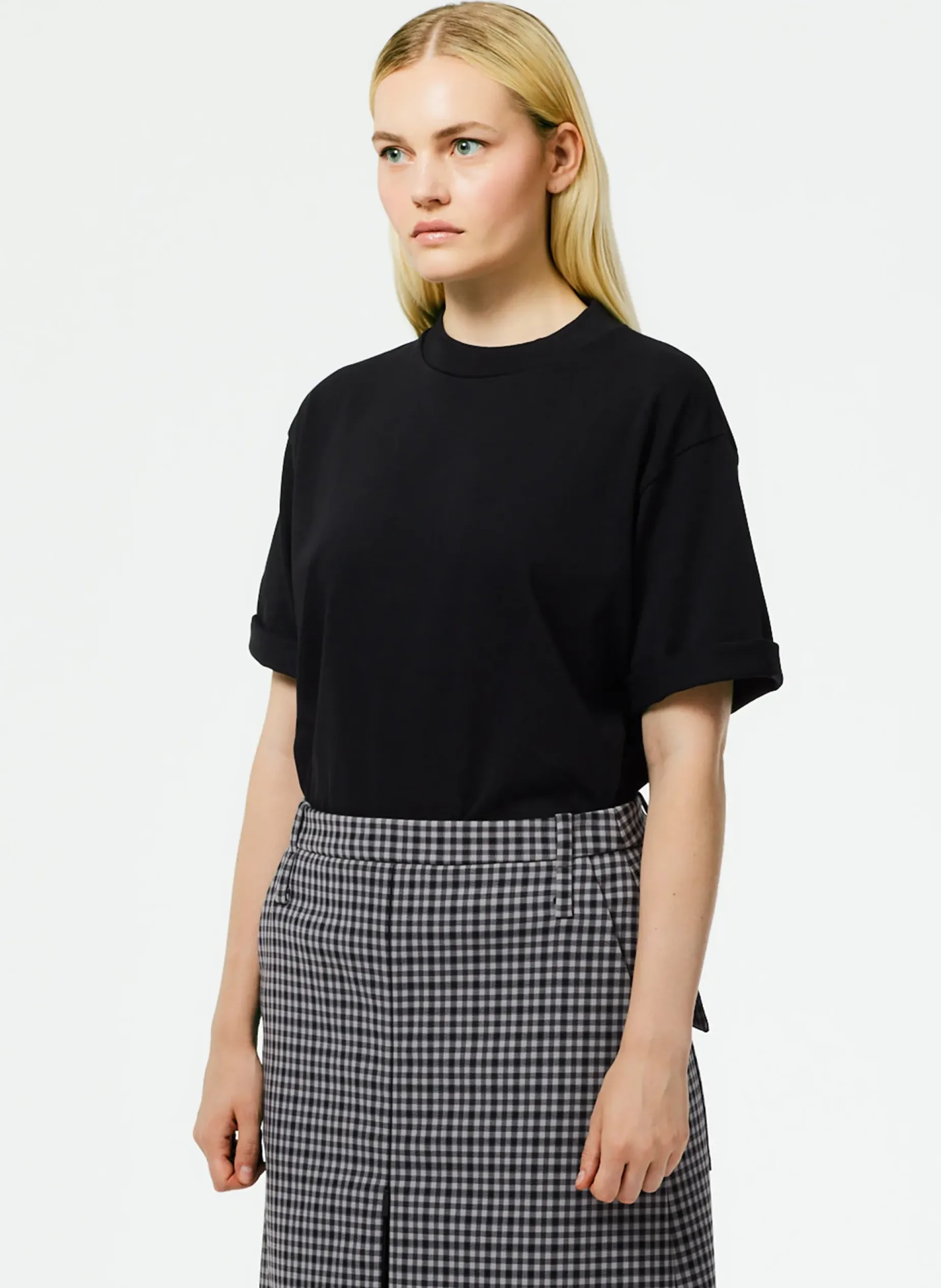 Tops|Fundamentals - WOFs>Tibi Perfect Unisex T-Shirt Black