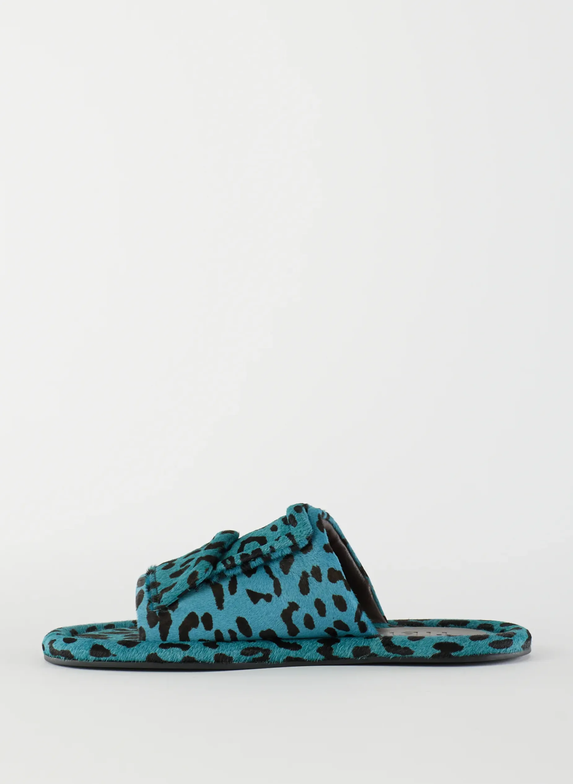 Flats>Tibi Pony Hair Calf Print Beryen Sandal Baby Blue