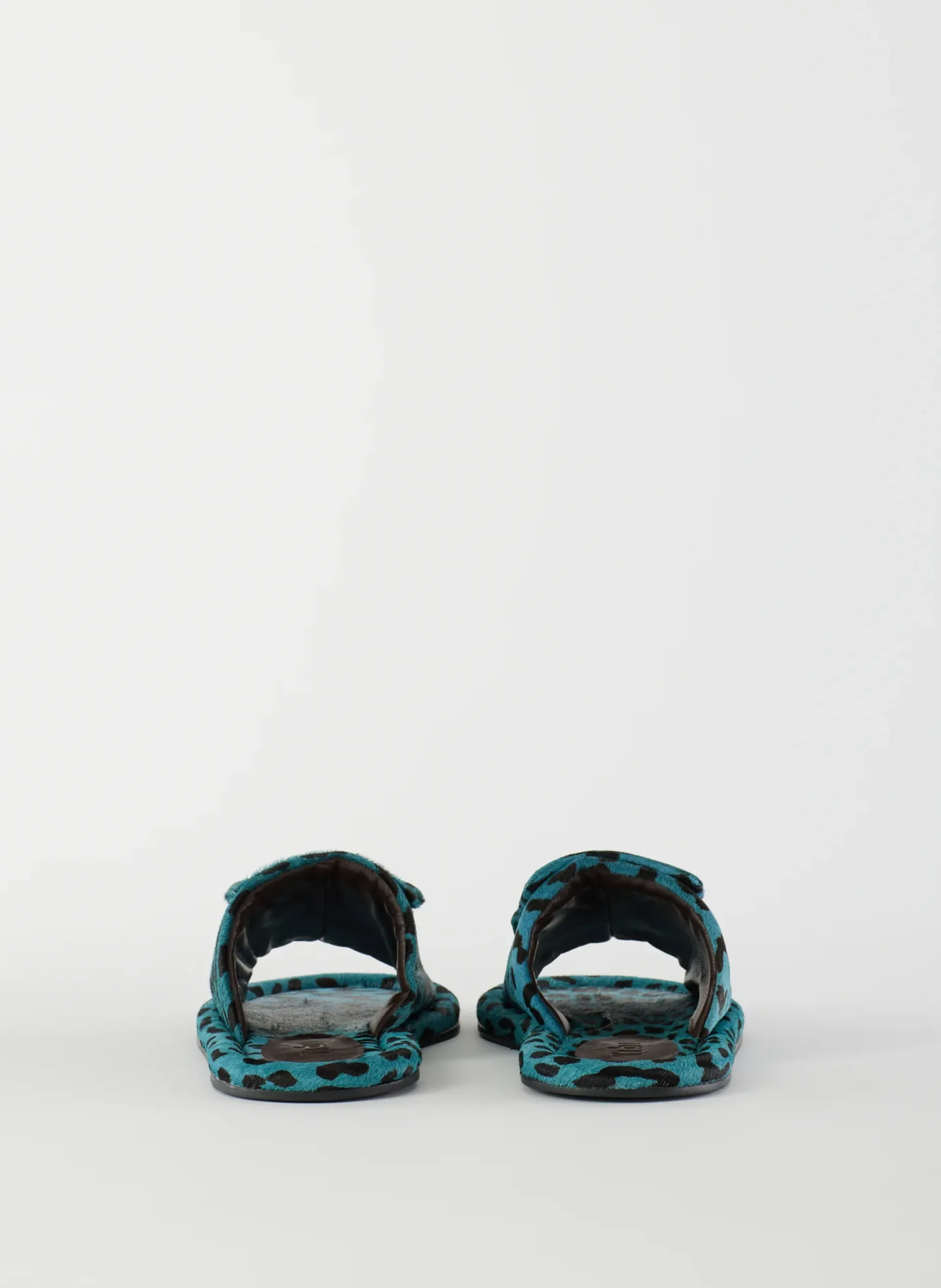 Flats>Tibi Pony Hair Calf Print Beryen Sandal Baby Blue