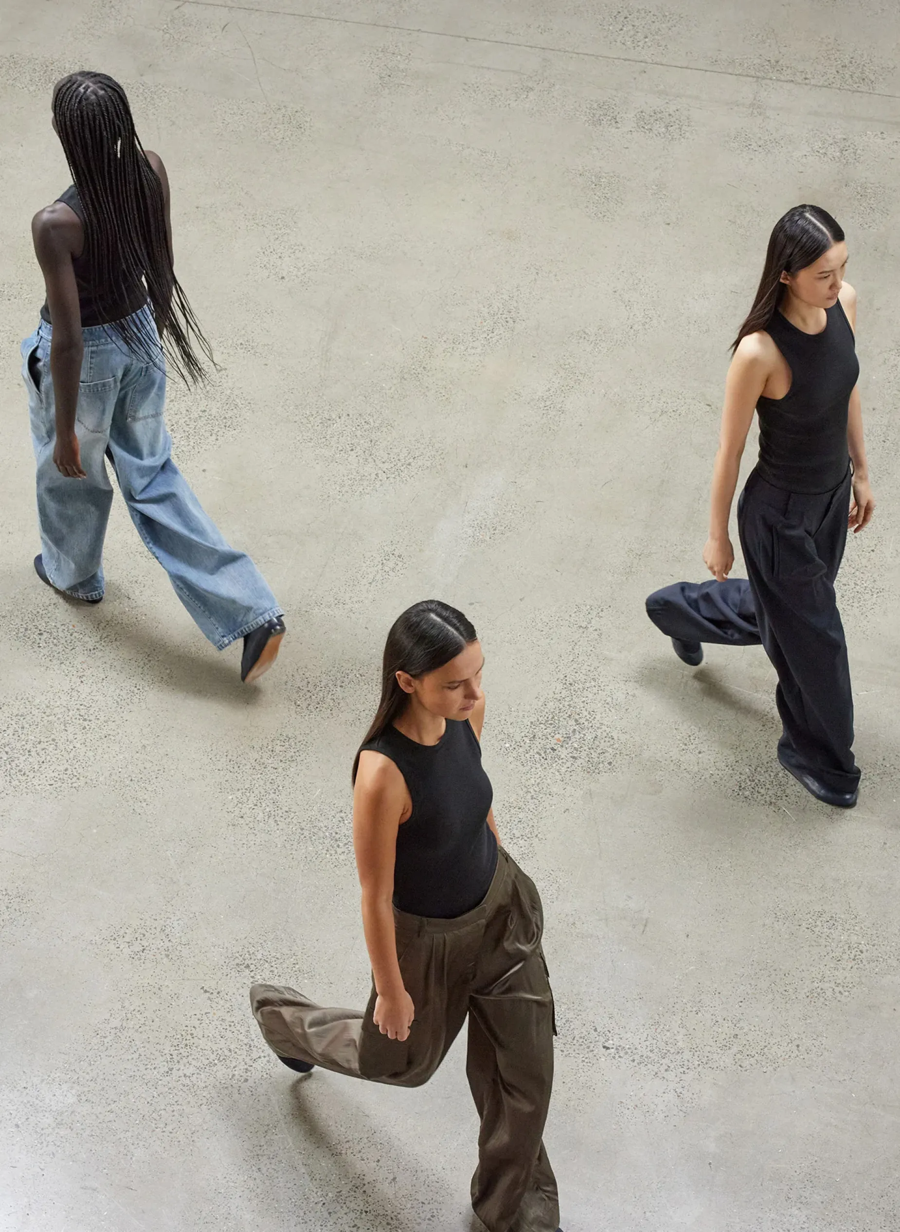 Tops|Fundamentals - WOFs>Tibi Ribbed T-Shirt Tank Black