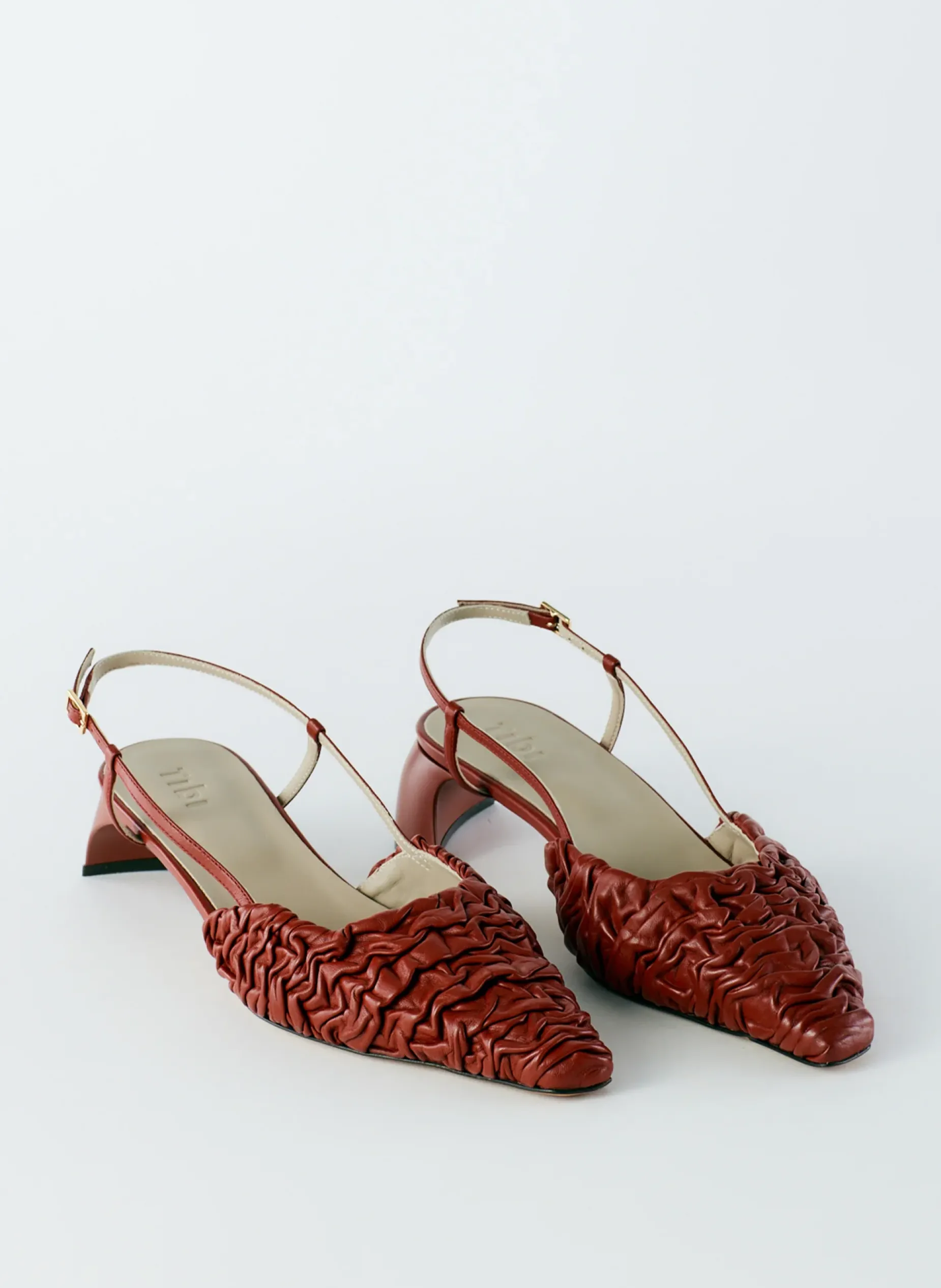 Heels>Tibi Textu Victor Slingback Red