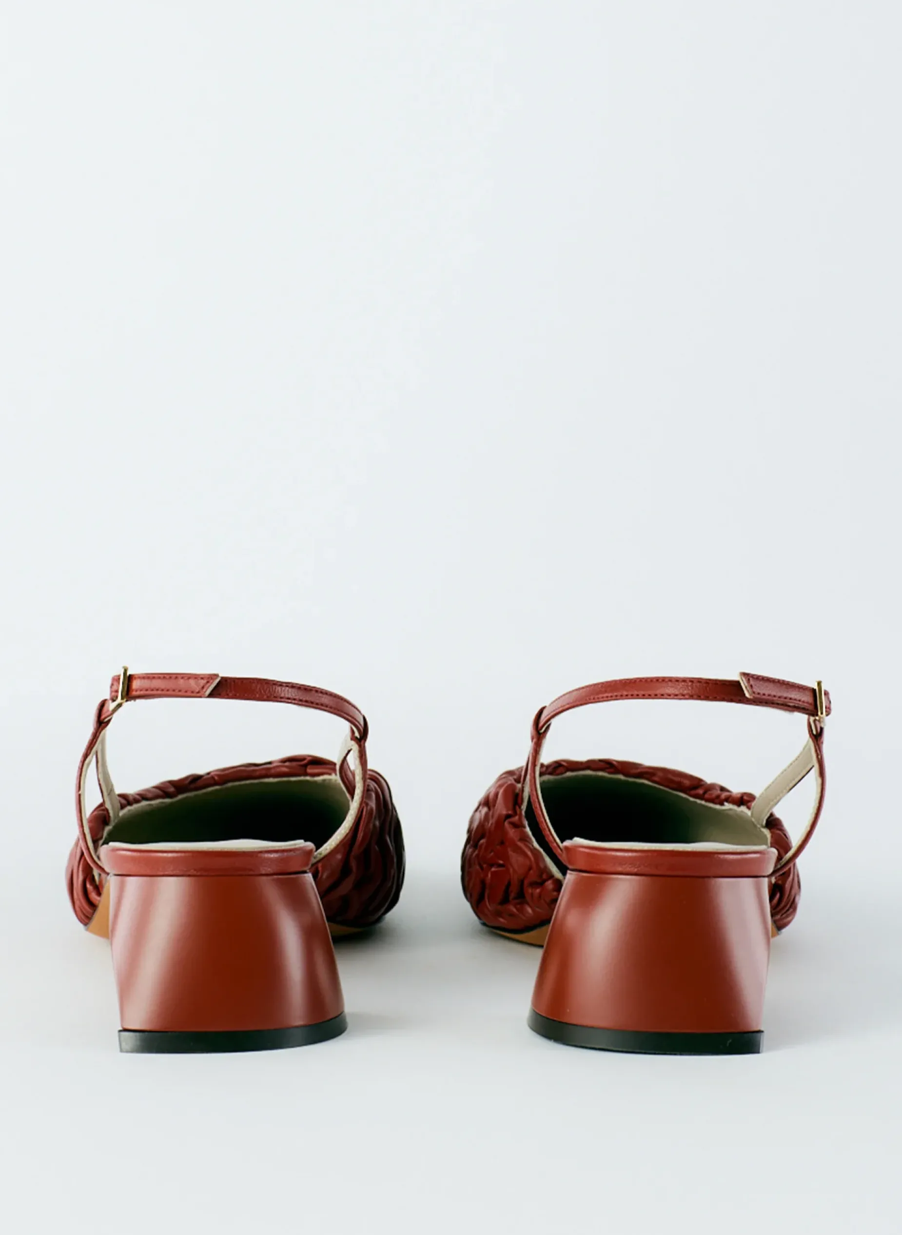 Heels>Tibi Textu Victor Slingback Red