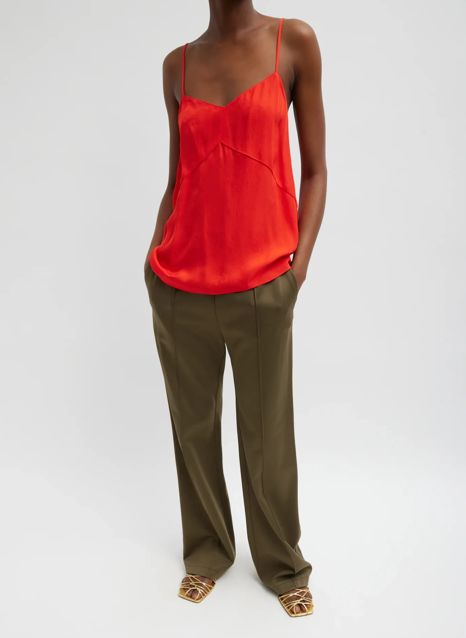 Tops>Tibi The Slip Cami Red