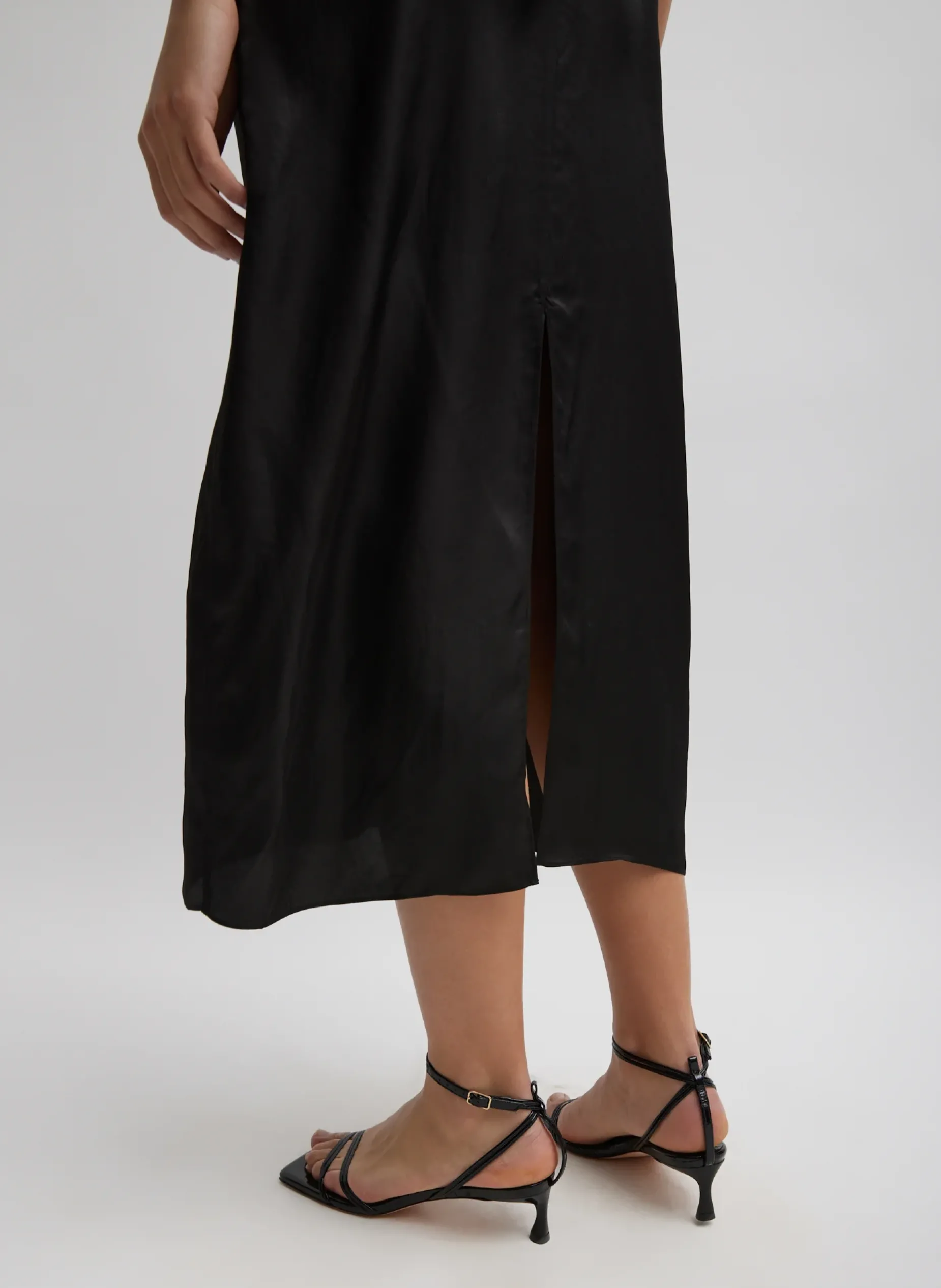Dresses|Fundamentals - WOFs>Tibi The Slip Dress Black