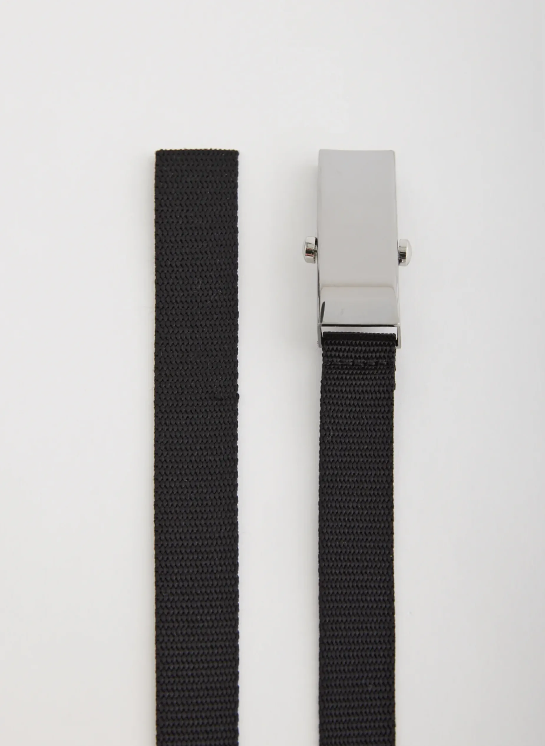 Belts>Tibi Tobian Webbing Belt Black