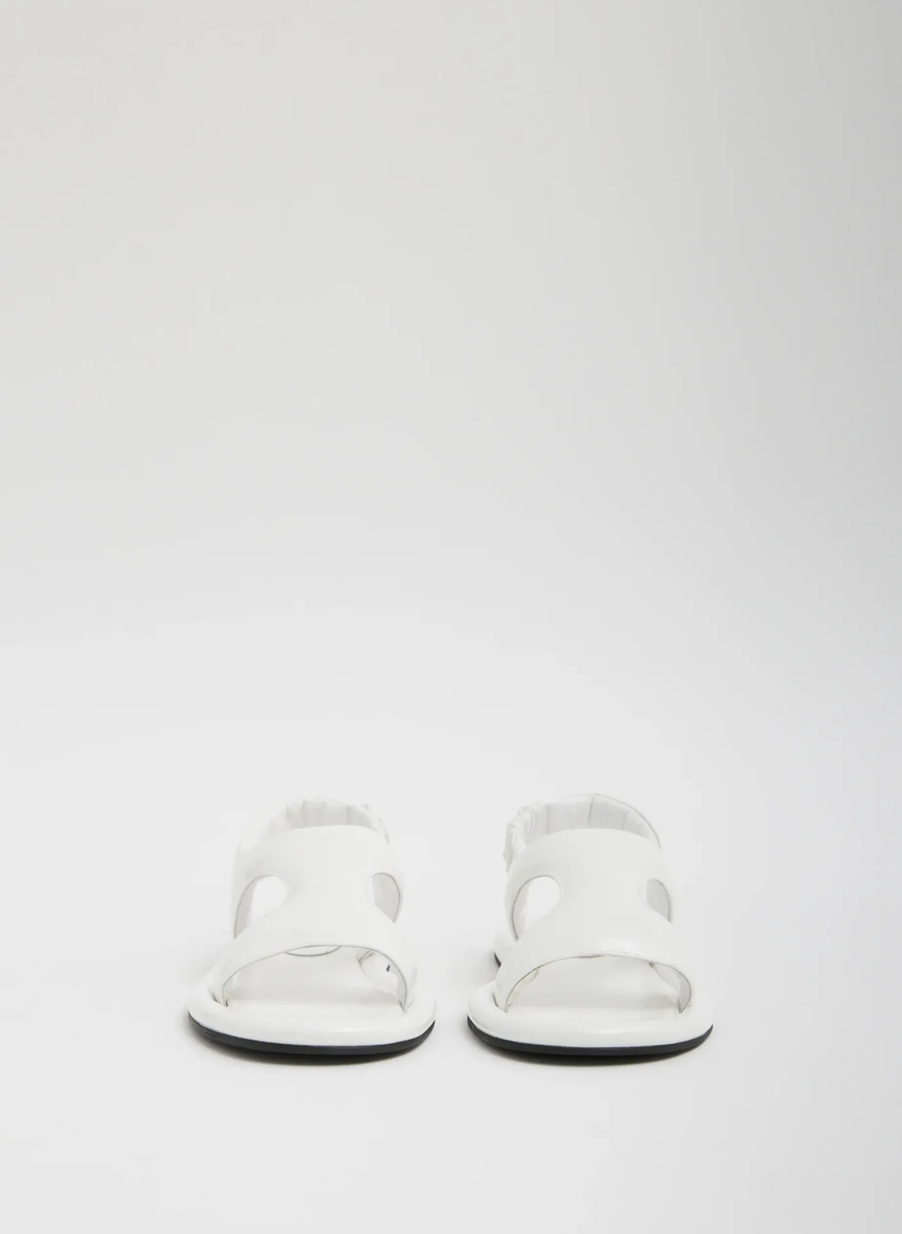 Sandals>Tibi Tom Naplack Sandal Optic White