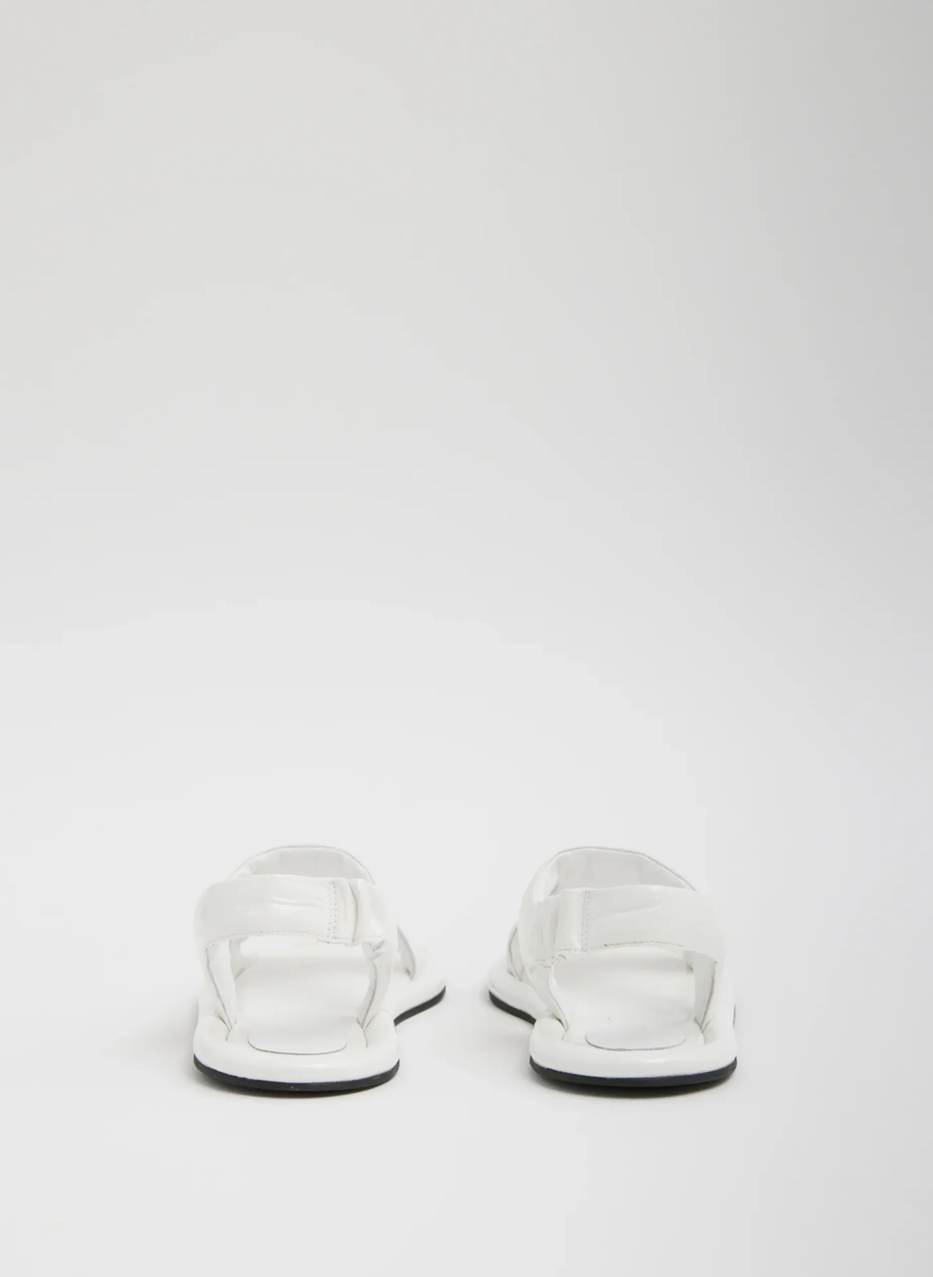 Sandals>Tibi Tom Naplack Sandal Optic White