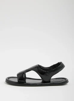 Sandals>Tibi Tom Naplack Sandal Black