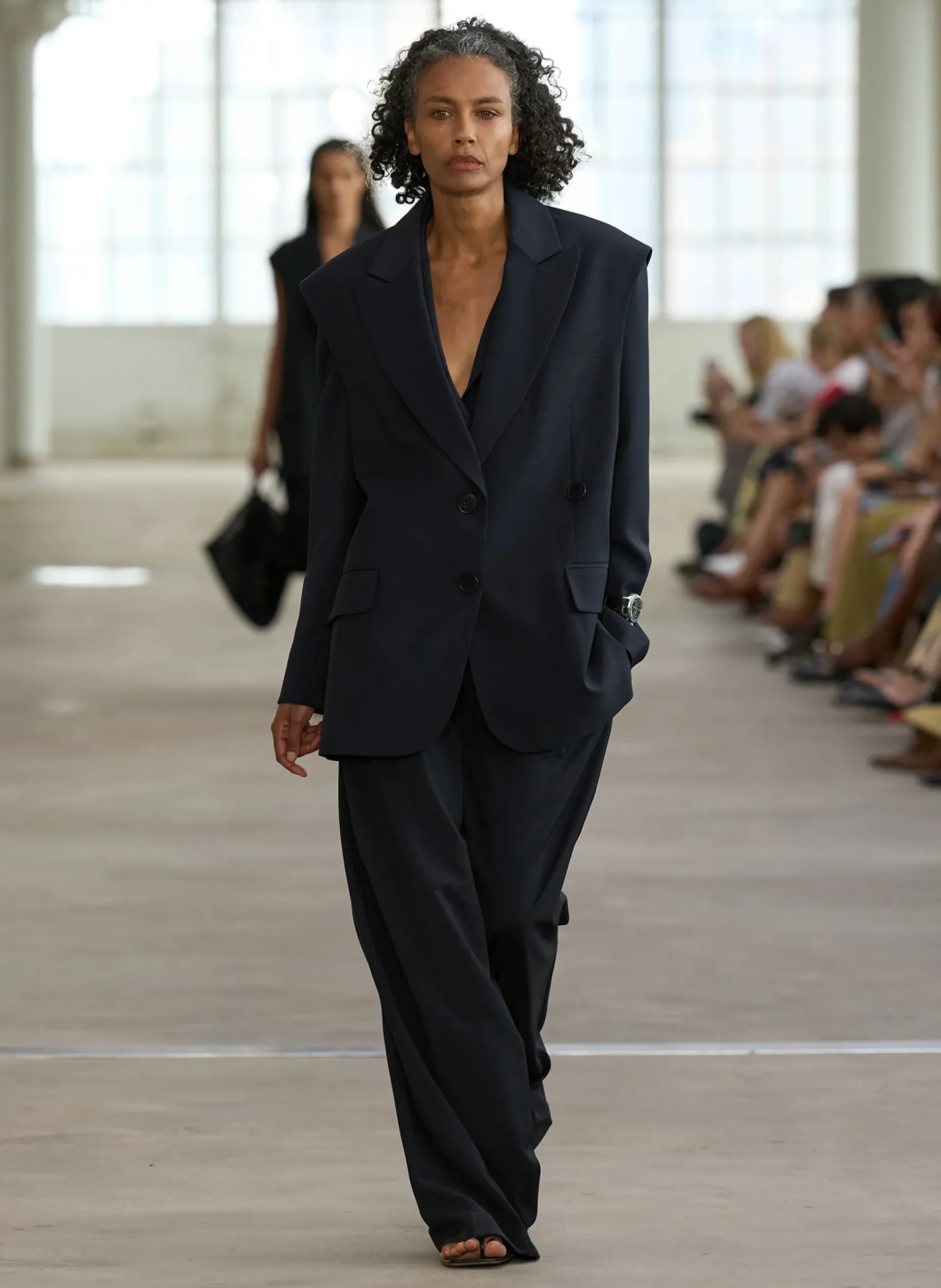 Suits|Pants & Shorts>Tibi Tropical Wool Stella Pant Navy
