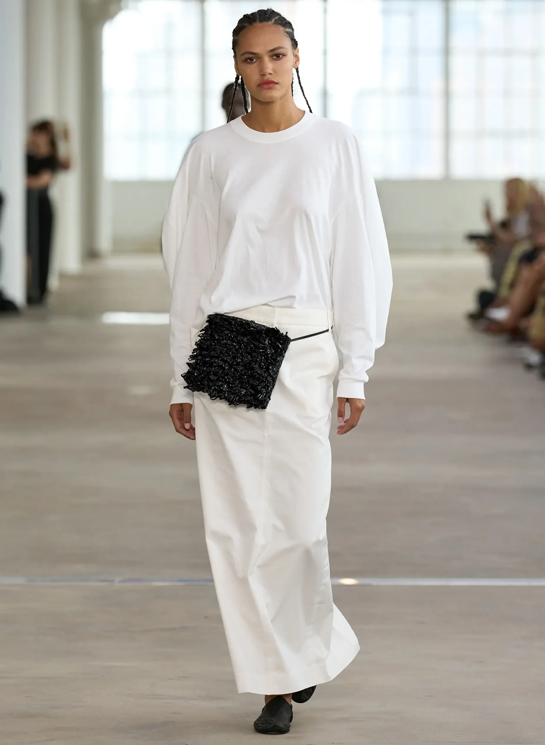 Tops>Tibi T-Shirt Circular Top White